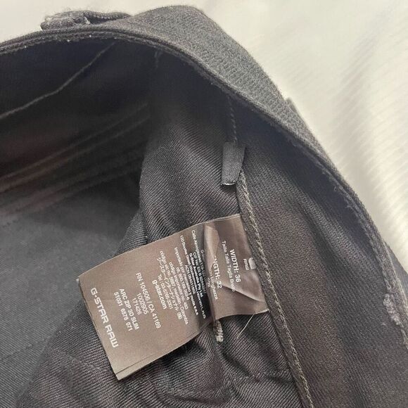 G Star Raw Arc Zip 3D Slim Black Tapered Denim Jeans Size 36 X 31 - Picture 9 of 12